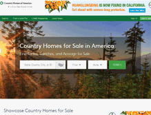 Tablet Screenshot of countryhomesofamerica.com